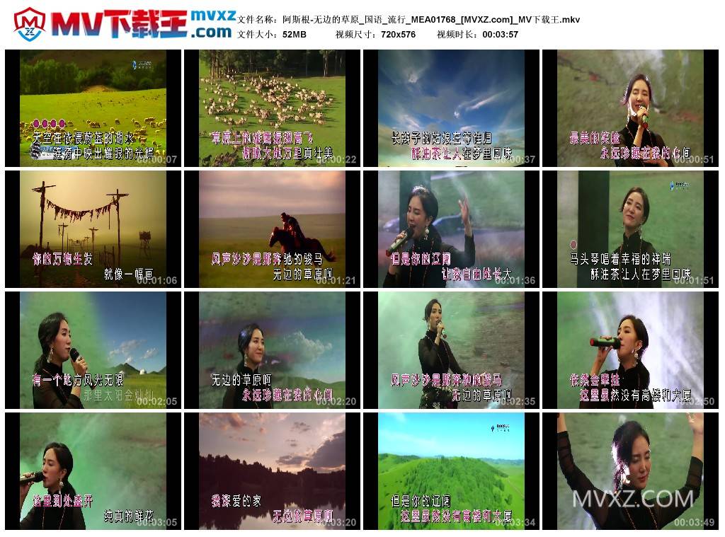 阿斯根-无边的草原_国语_流行_MEA01768